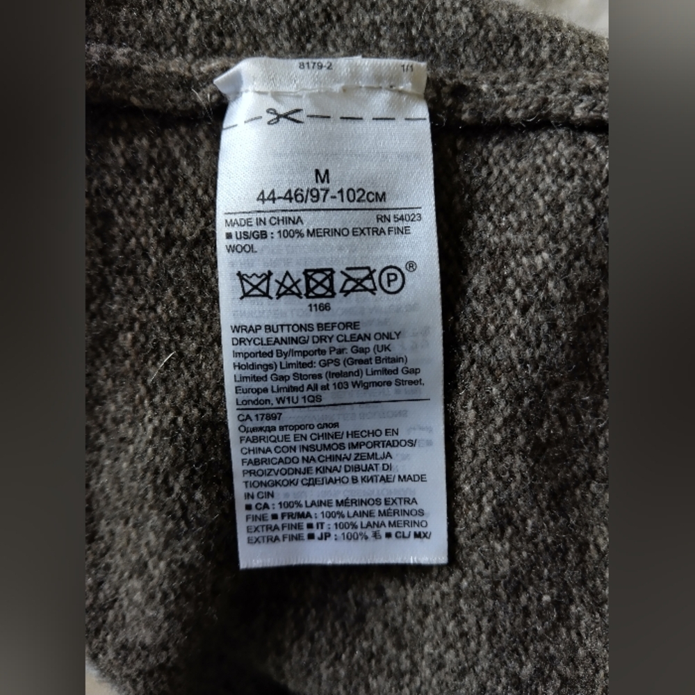 Banana Republic Men Merino Wool Sweater  Size M - Picture 4 of 4